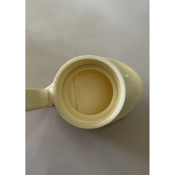 Vintage Log Cabin Syrup Dispenser Pitcher Glass 9" Tall - Picture 8 of 8